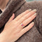 Bague 59 Bague en or jaune, rubis et diamants 58 Facettes
