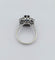 Bague 50 Bague or gris et platine, saphir, diamants 58 Facettes