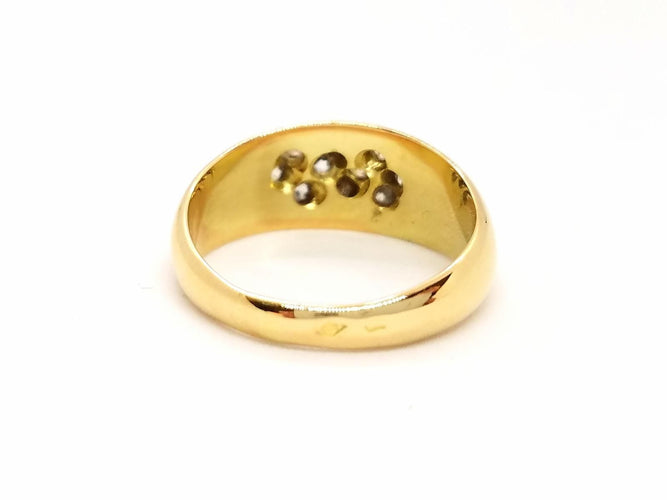 Bague 54 Bague Or jaune Diamant 58 Facettes 851002CN