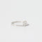 Bague 52 SOLITAIRE DIAMANT OR GRIS 18K 58 Facettes