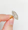 Bague 50 Bague marquise antique or rose 18k et diamants taille roses (circa 1900) 58 Facettes A06286