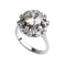 Bague Bague en or blanc avec diamant taille européenne ancienne 58 Facettes