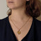 Pendentif Augis - Médaille sentimentale en or jaune, rubis et diamants 58 Facettes CHAL1174
