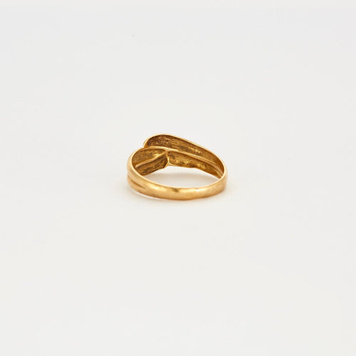Bague Bague entrelacée or jaune 58 Facettes LP185