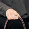 Bague 51 Bague en or rose 18K et platine 58 Facettes ALE42612