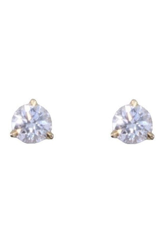 Boucles d'oreilles CLOUS D'OREILLES DIAMANTS 0.18 CARAT 58 Facettes 082921