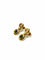 Boucles d'oreilles Paire de boucle d’oreille or, saphirs, zircons 58 Facettes