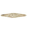 Broche Broche barette or jaune et gris et diamants 58 Facettes BEA3369