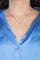 Collier Collier Solitaire Or blanc Diamant 58 Facettes 4520966RV