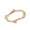 Bague 54 DIOR - BAGUE BOIS DE ROSE OR ROSE 58 Facettes 3937