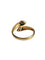 Bague 55 Bague Toi & Moi, en or jaune 18k composée de deux saphirs 58 Facettes
