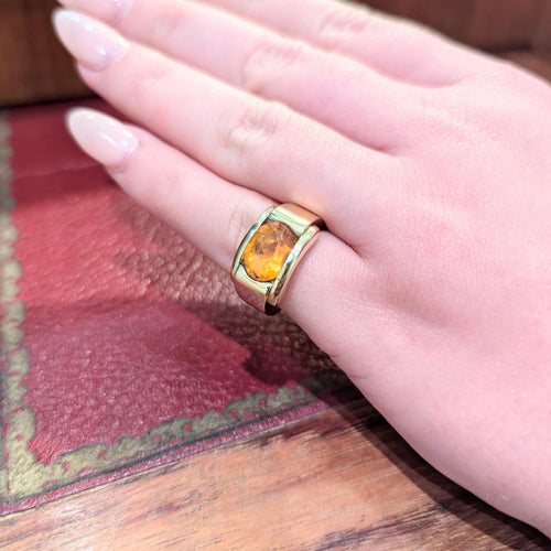 Bague 52 Bague en or jaune et citrine Mauboussin 58 Facettes 30458