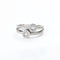 Bague 57 Bague « Toi et moi » en or blanc avec diamants 58 Facettes 146/23