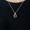 Pendentif Pendentif or jaune et tourmaline verte 58 Facettes 250059