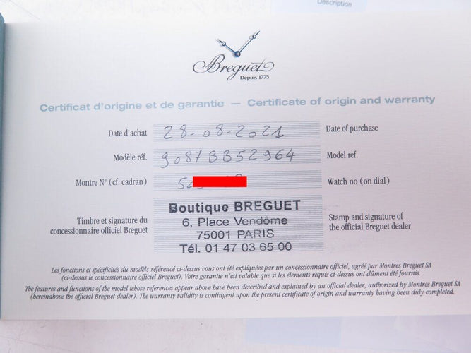 Montre montre BREGUET classique 9087bb 30mm automatique or 18k moonphase 58 Facettes 267444