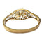 Bracelet Bracelet en or style rétro 1945 avec diamants et émeraude 58 Facettes Q75B