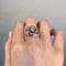 Bague Bague - Or, Platine & Diamant 58 Facettes 220221R