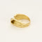 Bague en or jaune à motif de noeud stylisée