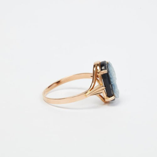 Bague 61 Bague Or jaune - CAMAY Bleu 58 Facettes RÉF 2047/19