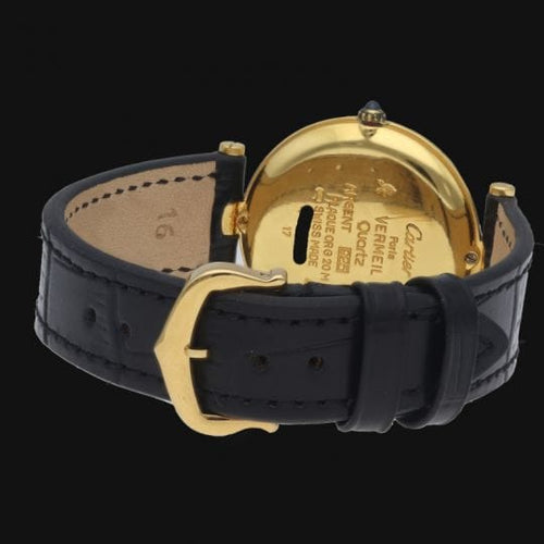 Montre Cartier Montre Must De Cartier Vermeil 58 Facettes MT41209