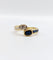 Bague 55.5 Bague toi et moi vintage or 18k diamant 0.35 carat et saphirs 58 Facettes A02998