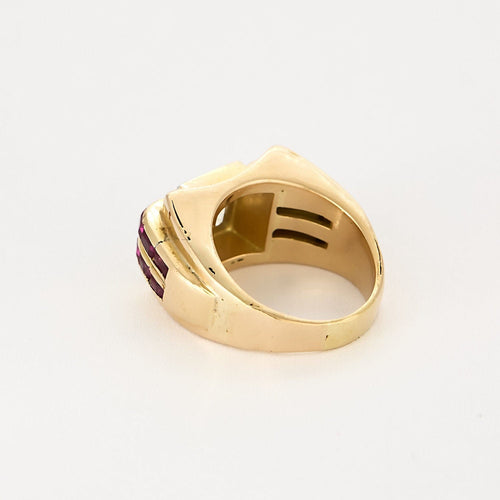 Bague 52.5 Bague en Or jaune & blanc 18k Diamant 58 Facettes CAS01452