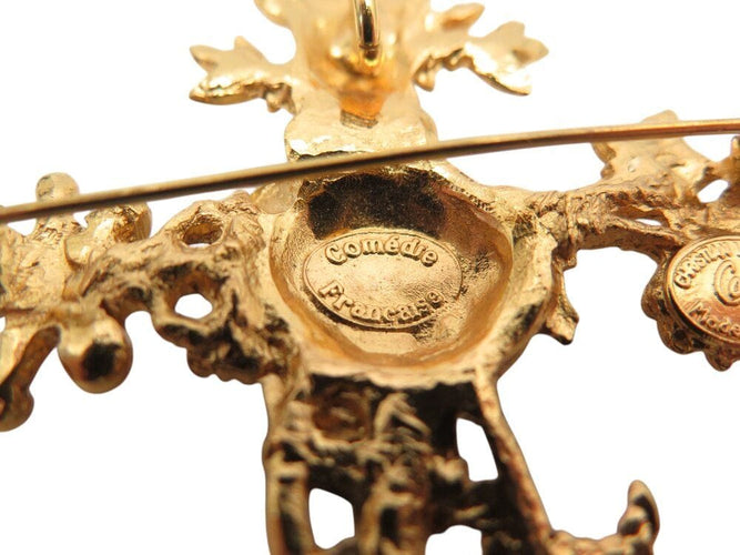 Pendentif vintage rare broche CHRISTIAN LACROIX croix comedie francaise pendentif 58 Facettes 267741