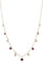 Collier Collier moderne or jaune grenats 58 Facettes 091831