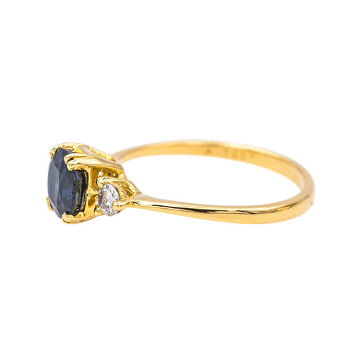 Bague 50 Bague Or jaune Saphir, Diamant 58 Facettes 2506321CN