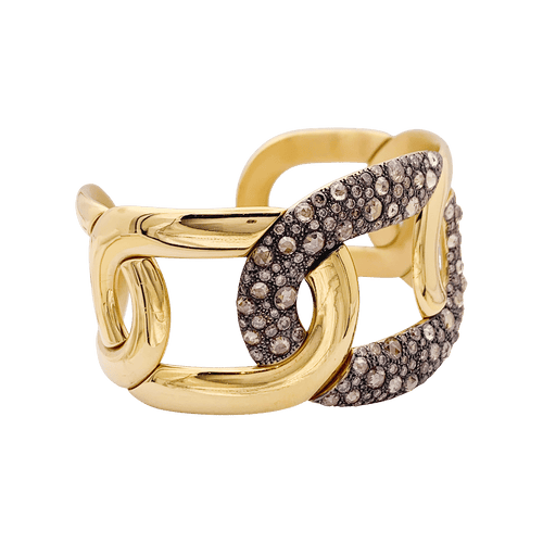 Bracelet Pomellato Tango or et diamant blancs et bruns