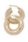 Boucles d'oreilles CRÉOLES MODERNES 58 Facettes 084071
