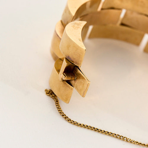 Bracelet Bracelet Tank or jaune 58 Facettes NAR0155