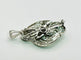 Pendentif Broche et pendentif en platine avec diamants 58 Facettes 50273
