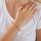 Bracelet Gourmette or jaune 58 Facettes LP155