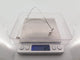 collier avec pendentif 3 diamants 0.27ct en or blanc 18k 8.5gr 58 Facettes 265667