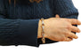 Bracelet Bracelet bicolore or blanc et or jaune 18K diamants 58 Facettes Brac.lien.DV.44