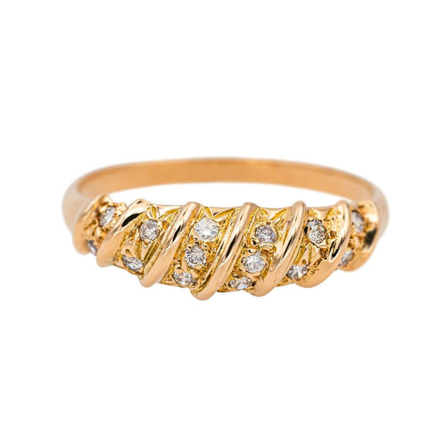 Bague 55 Bague Or rose Diamant 58 Facettes 4686174CN