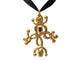 Collier vintage collier pendentif CHRISTIAN LACROIX croix dore 58 Facettes 266572