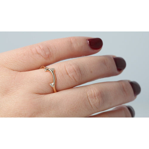 Bague DIOR - BAGUE BOIS DE ROSE DIAMANTS OR ROSE 58 Facettes 3934