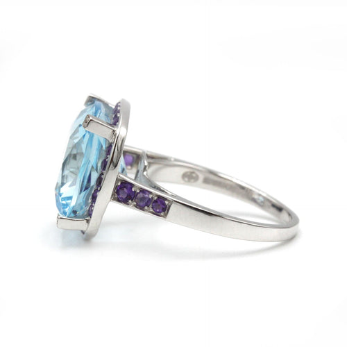 Bague 54 Bague Or Blanc Couleur d'Amour - MAUBOUSSIN 58 Facettes 250311R