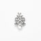 Pendentif Pendentif or gris motif nœud avec diamants 58 Facettes 230463
