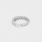 Bague 53 Bague type jarretière en or gris et diamants 58 Facettes BEA3623X2