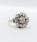 Bague 54 Bague marguerite or jaune, platine et diamants taille ancienne (circa 1920) 58 Facettes A05474