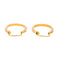 Boucles d'oreilles Boucles d'oreilles Créoles Or jaune 58 Facettes 4137668CN