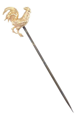Broche ÉPINGLE ANCIENNE COQ 58 Facettes 087131