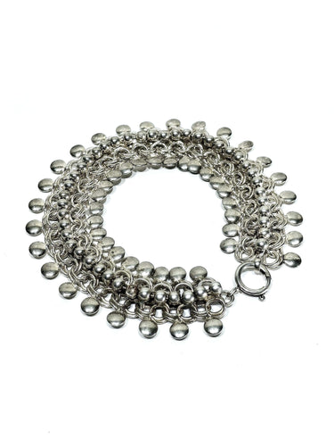 Bracelet Bracelet à motifs de boules en argent 58 Facettes