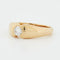 Bague 52 BAGUE DIAMANT OR JAUNE 18 CARATS 58 Facettes RÉF 1039/15