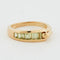 Bague 57 Maison Guy Laroche - Bague Or Jaune et Péridots 58 Facettes RÉF 11052/19