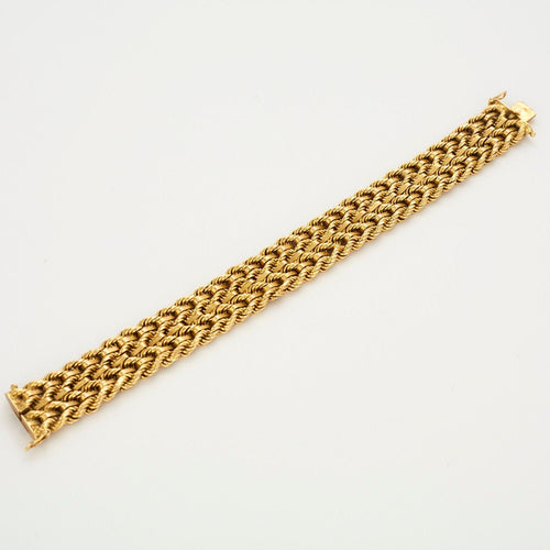 Bracelet Bracelet ou jaune 58 Facettes LP498/2