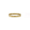 Bague Demi alliance or jaune et diamants 58 Facettes 240230R